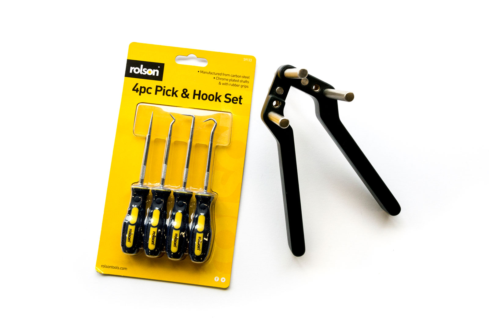 Rolson 59133 4 pc Pick and Hook Set